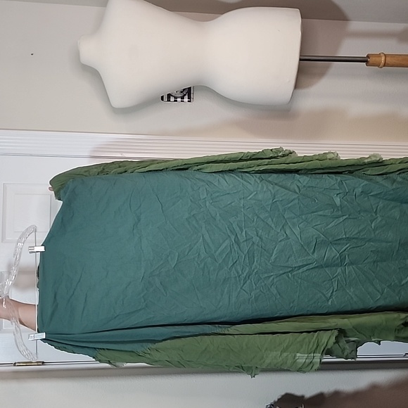 Bella Notte valentina silk/gauze whimsical Crib Bedskirt - Picture 2 of 7